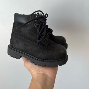 Black toddler timberland boots